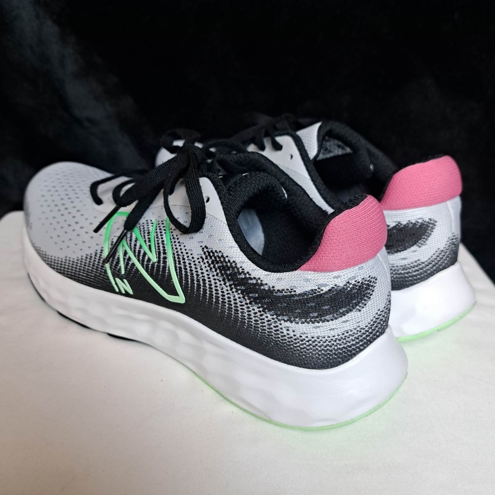 New Balance 520v8 Running Shoes Womens Size 9.5 Gray Black Mint Pink W520RT8 - Picture 5 of 11